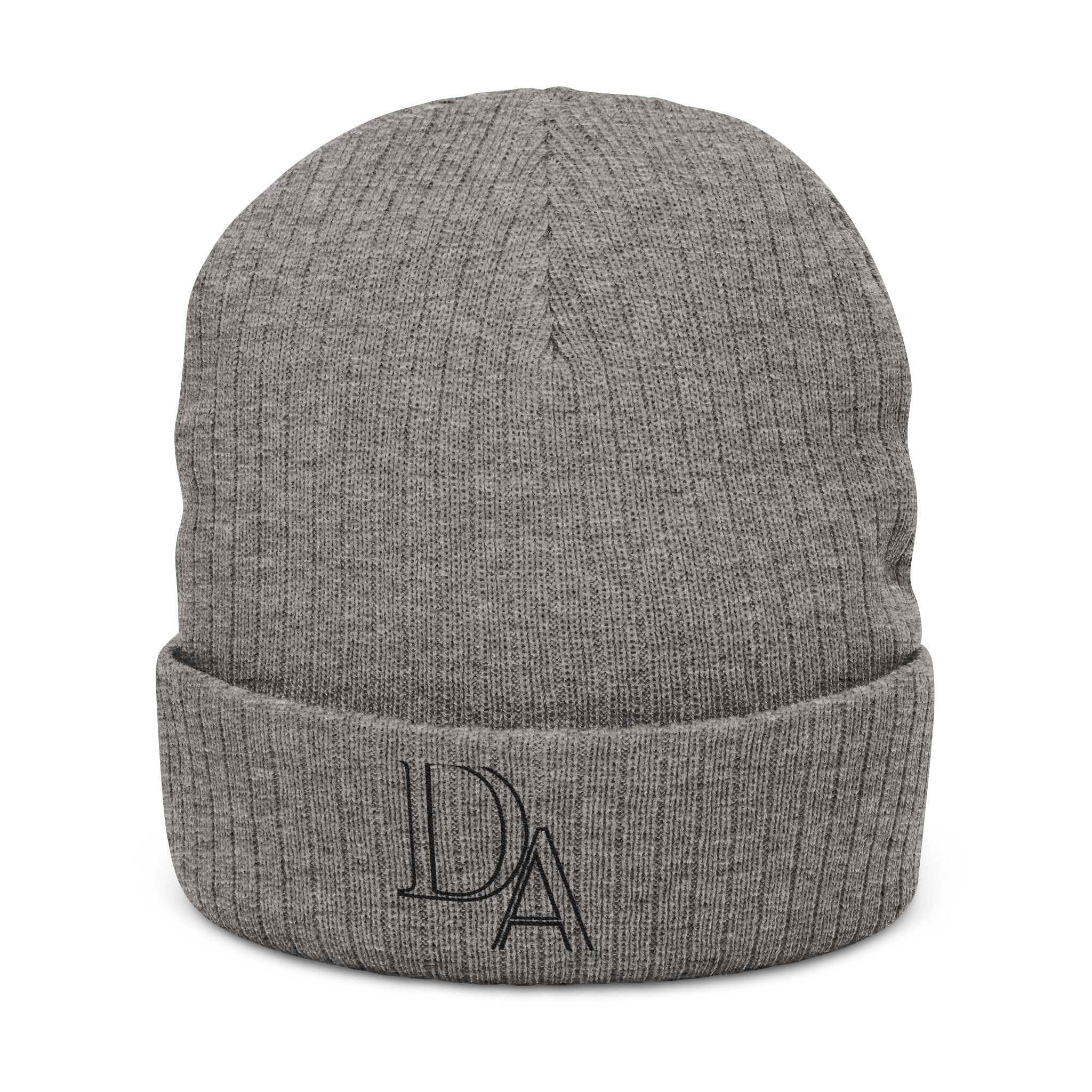 Ribbed Knit Beanie (Embroidery)