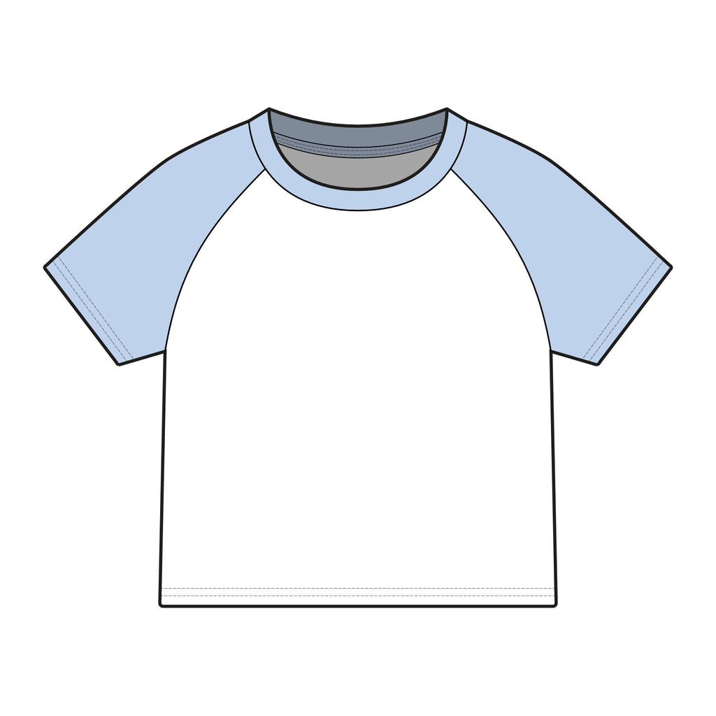Women's Micro Rib Raglan Baby Tee
