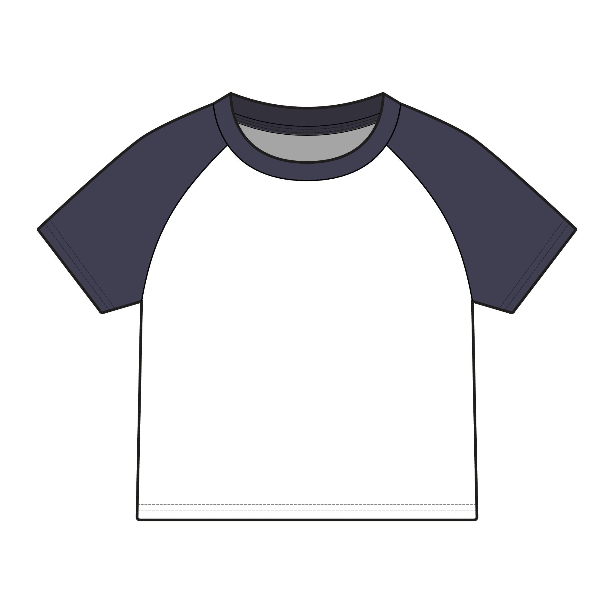 Women's Micro Rib Raglan Baby Tee