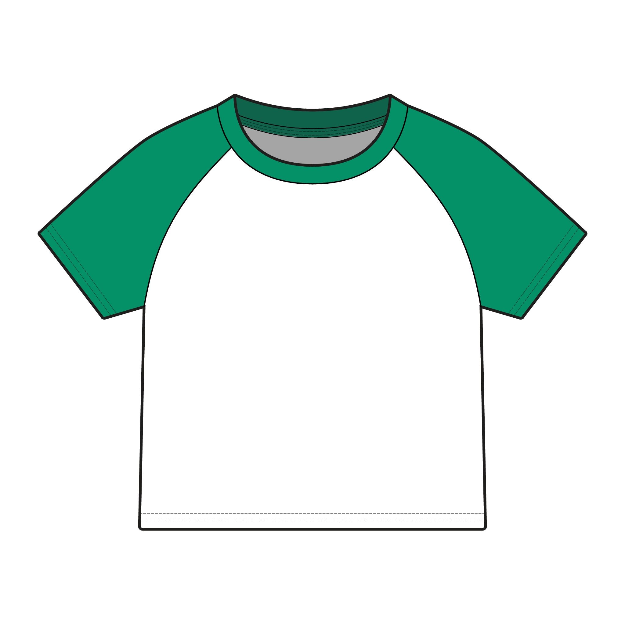 Women's Micro Rib Raglan Baby Tee