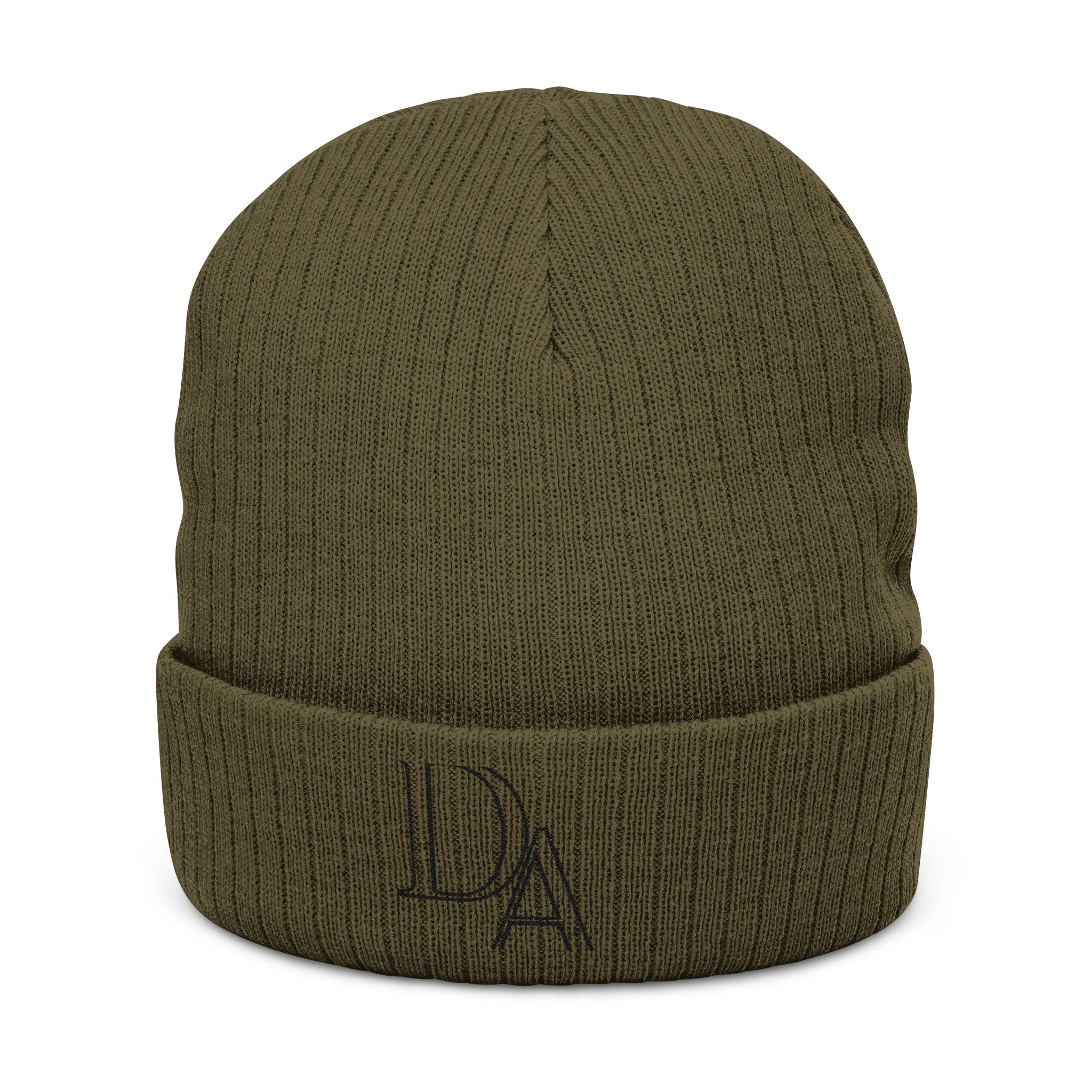 Ribbed Knit Beanie (Embroidery)