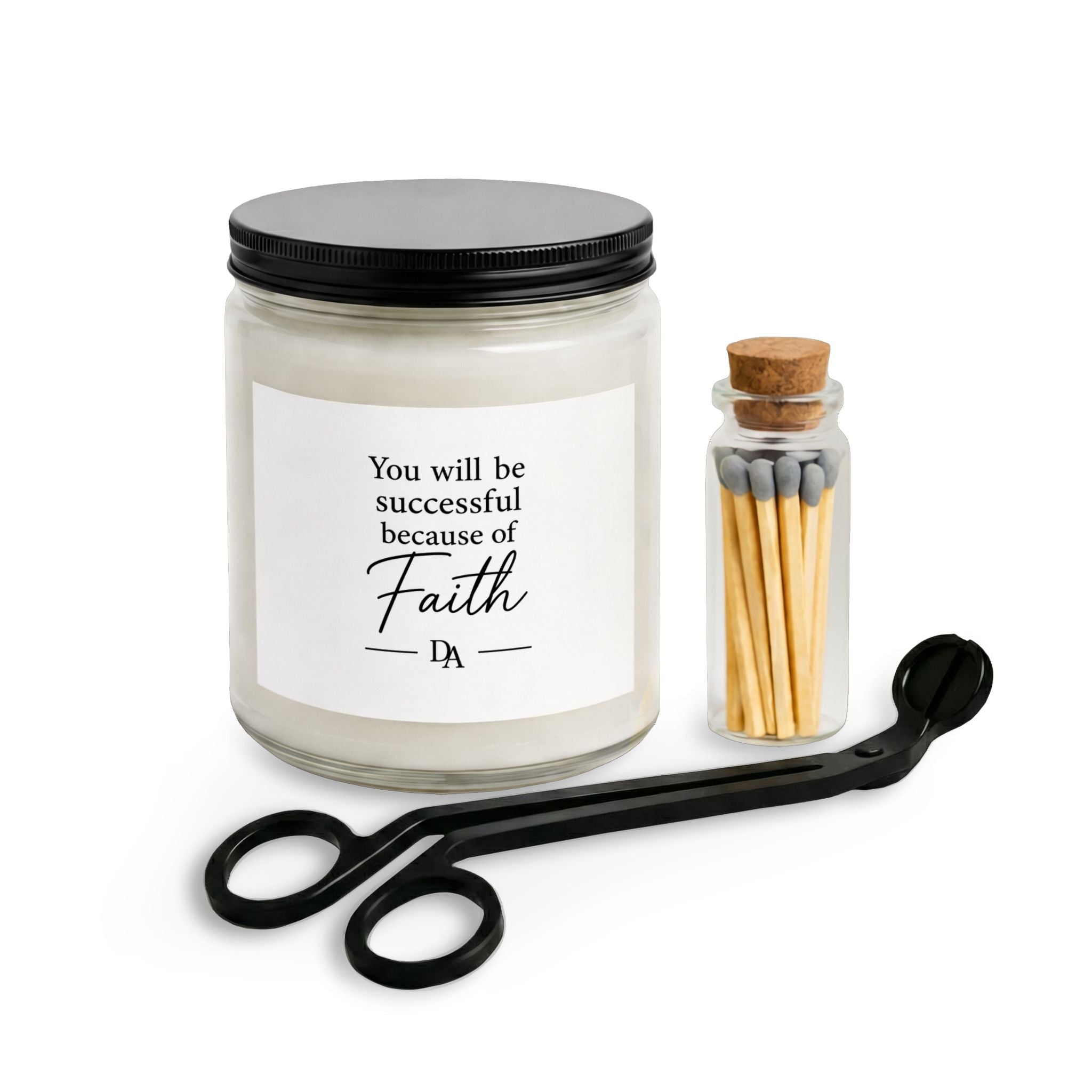 Candle Set with Matches and Wick Trimmer
