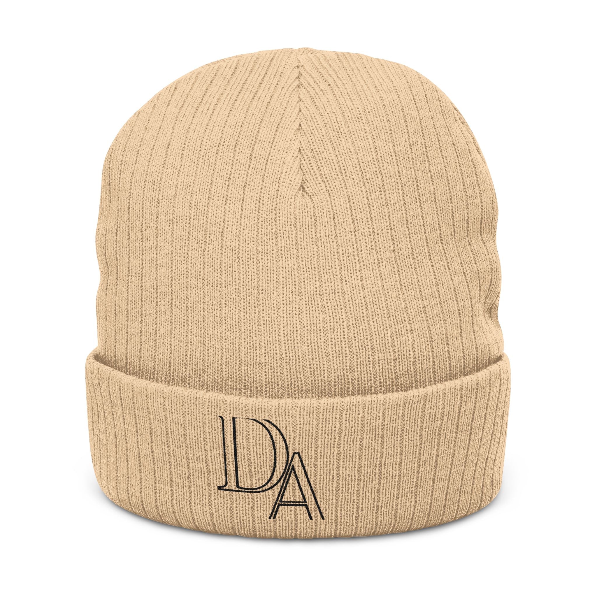 Ribbed Knit Beanie (Embroidery)