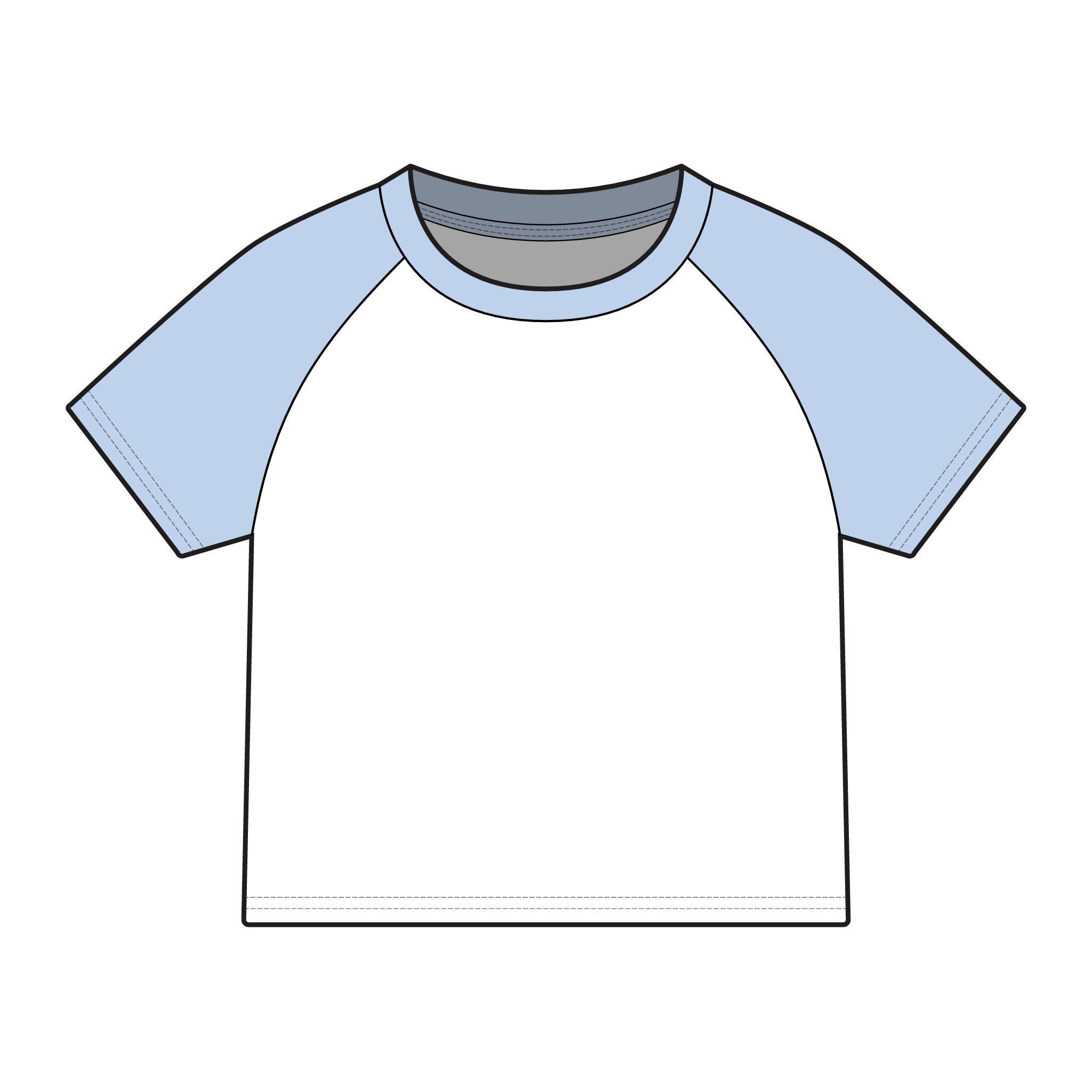 Women's Micro Rib Raglan Baby Tee