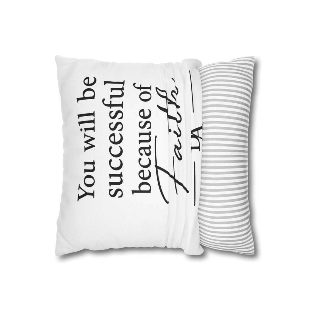 Spun Polyester Square Pillowcase