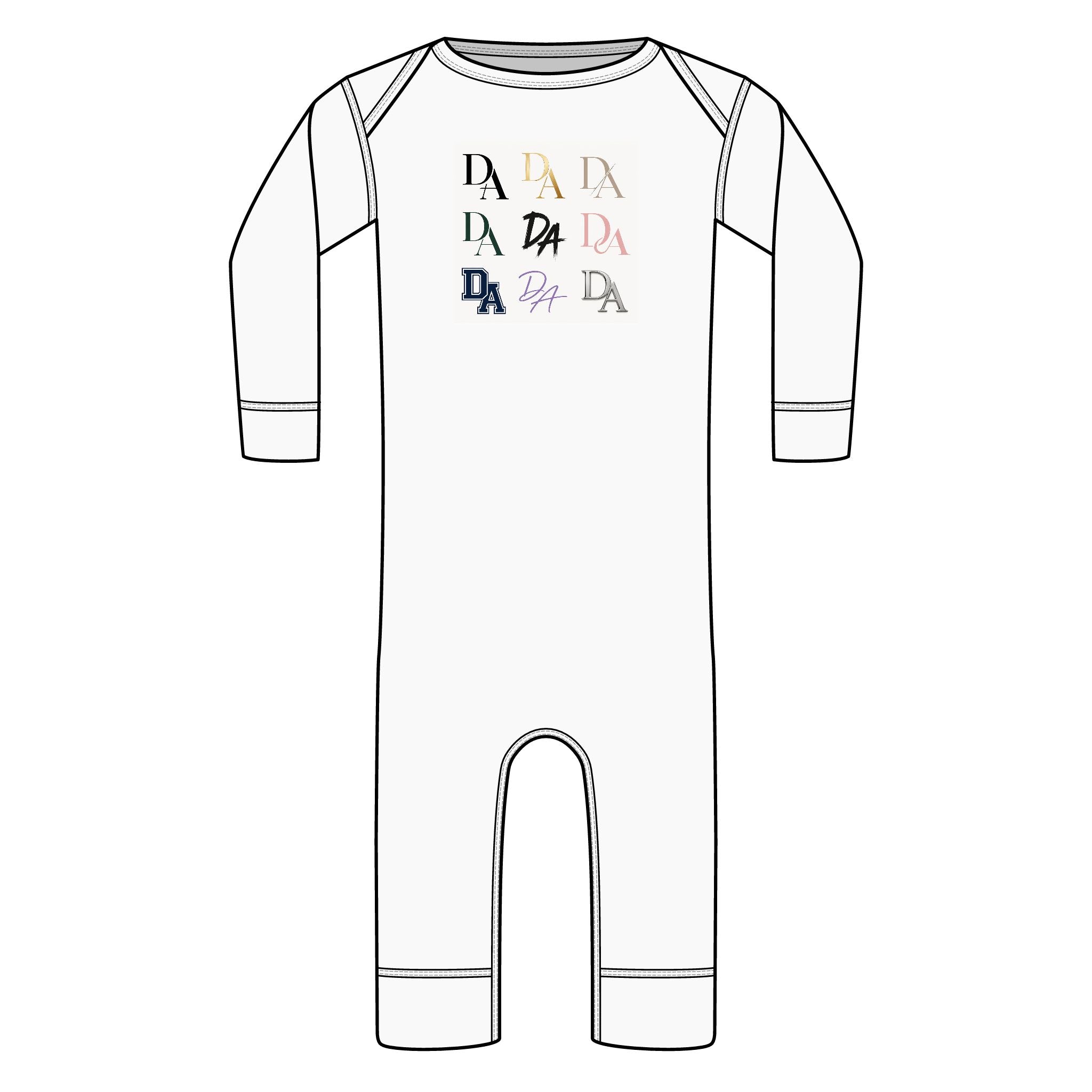 Infant Long Legged Baby Rib Bodysuit