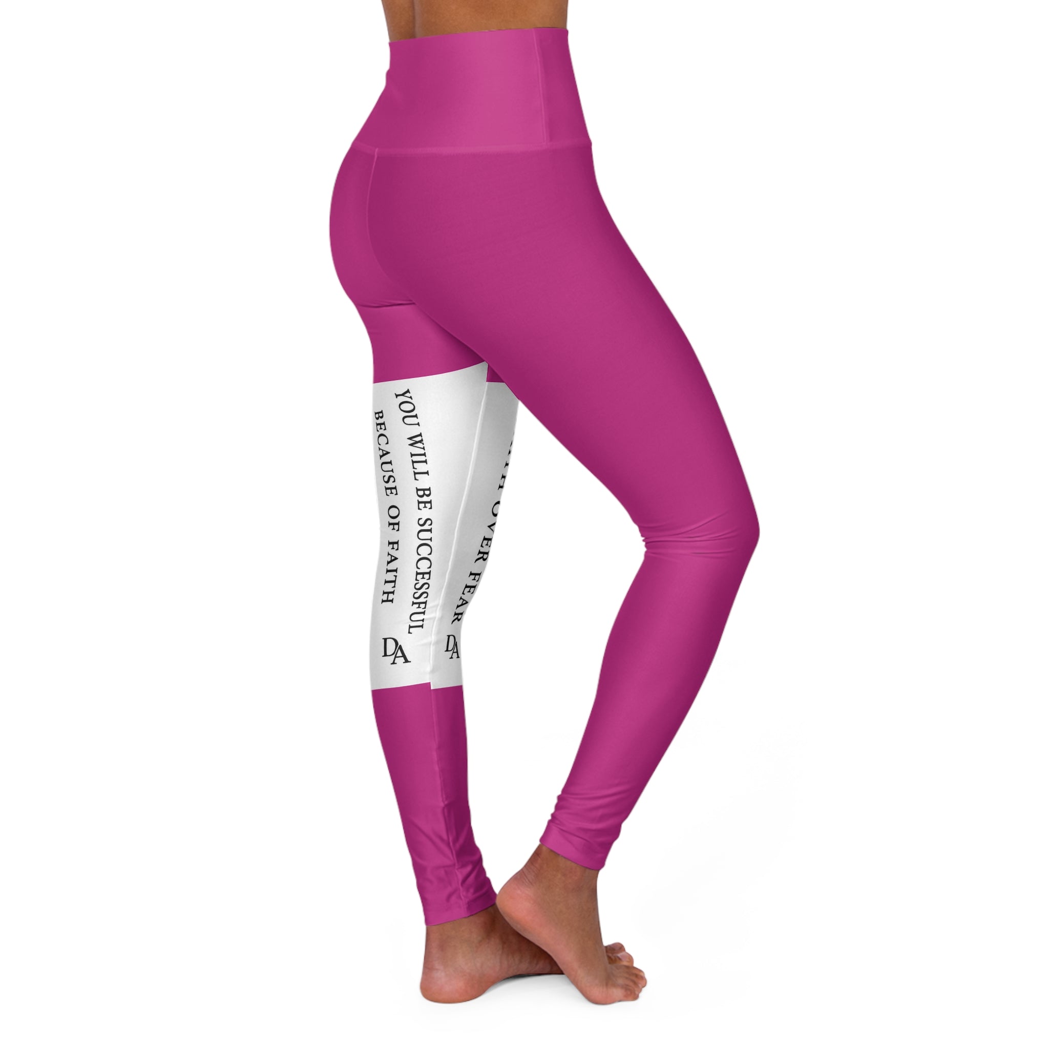 High Waisted Yoga Leggings (AOP)