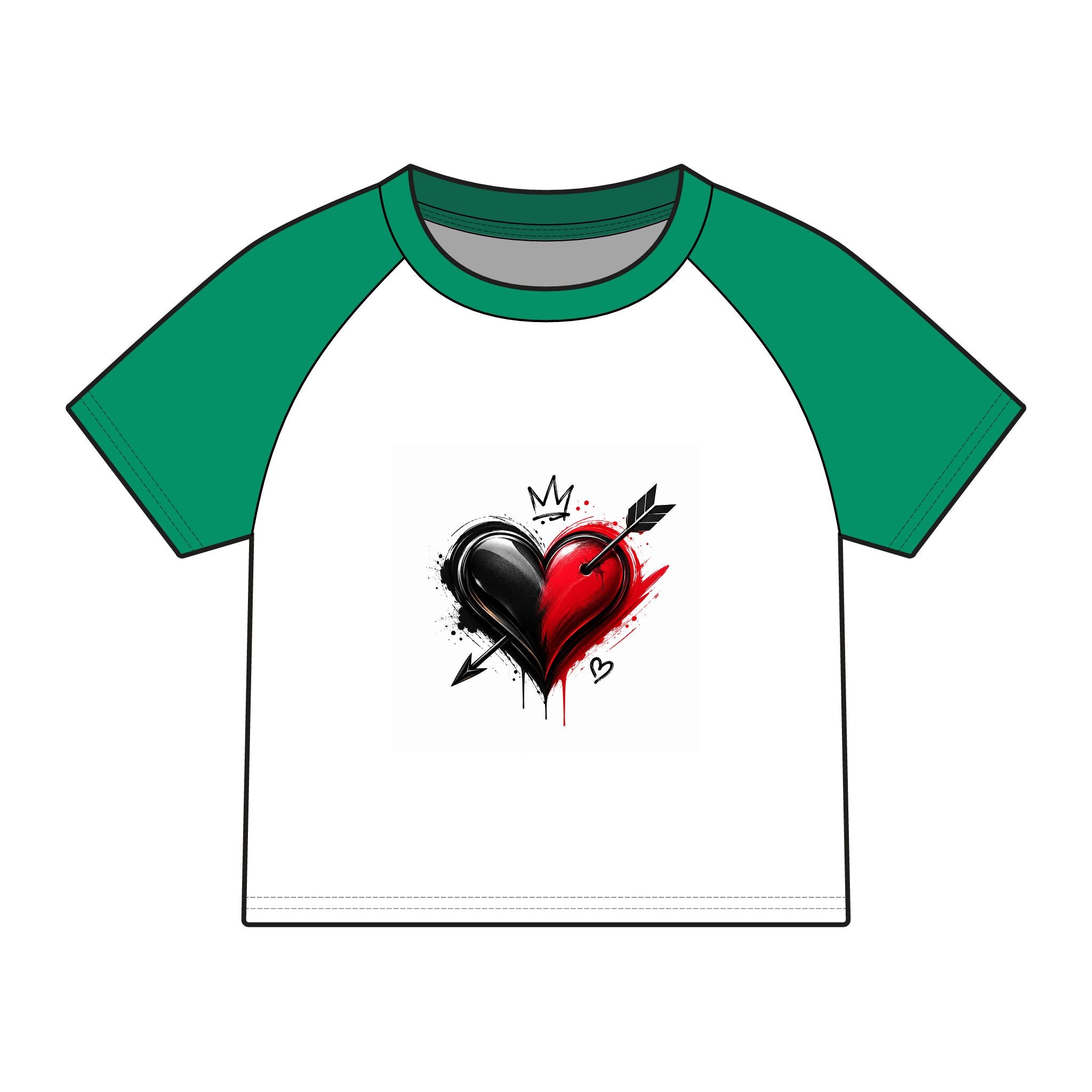 Women's Micro Rib Raglan Baby Tee