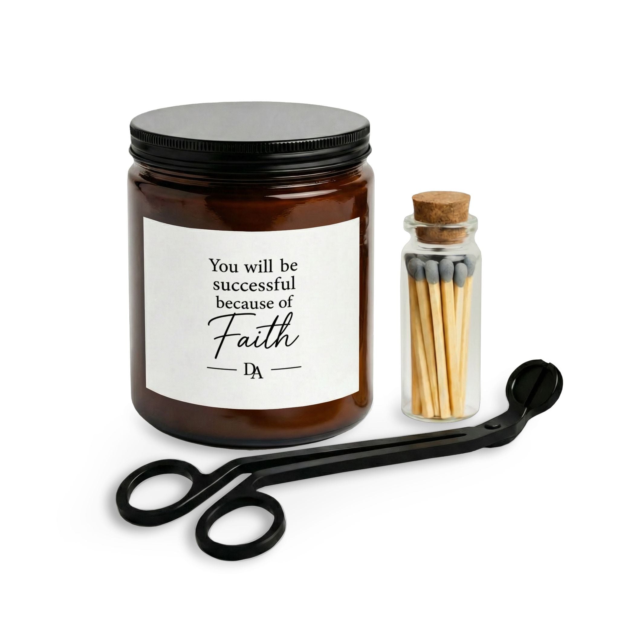 Candle Set with Matches and Wick Trimmer