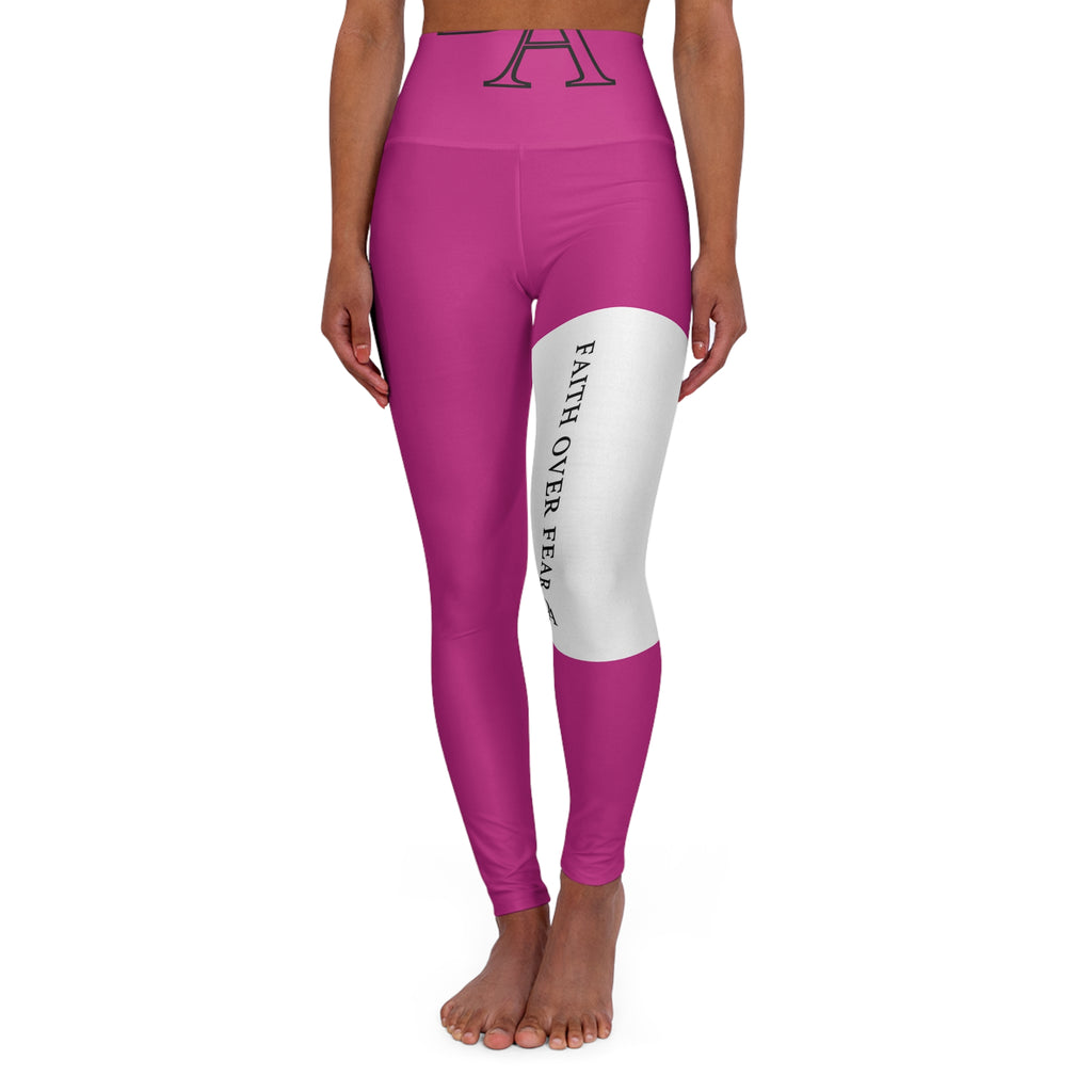 High Waisted Yoga Leggings (AOP)